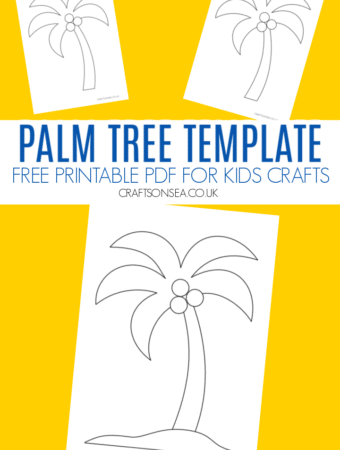 palm tree template free printable