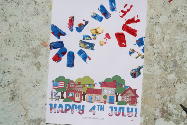 free printable 4th of July craft for kids