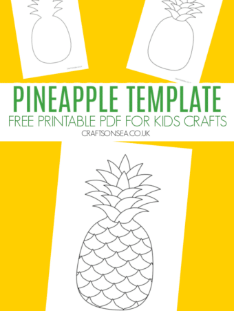 pineapple template free printable