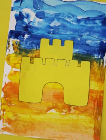 sandcastle craft free printable