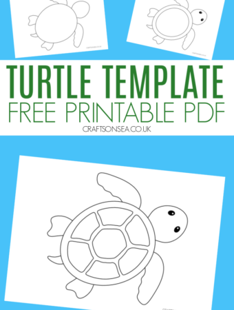 turtle template free printable PDF