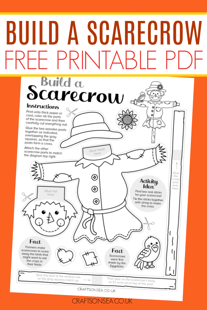 Build a Scarecrow Printable free