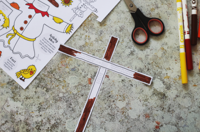 Build a Scarecrow Printable (FREE Cut and Paste Craft) - Crafts on Sea