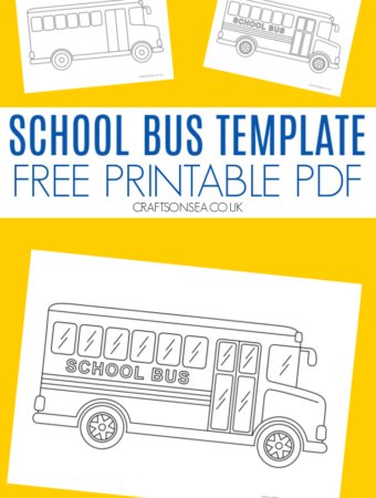 school bus template free template