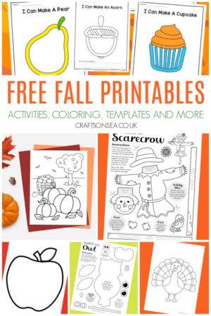 Free Fall Printables for Kids - Crafts on Sea