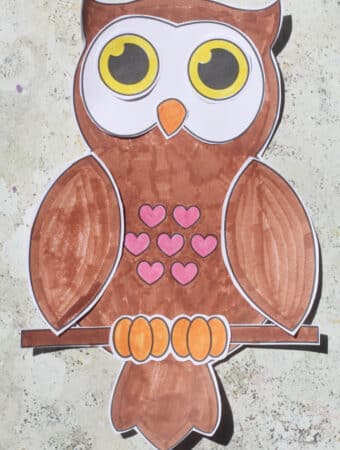 cut and paste owl craft