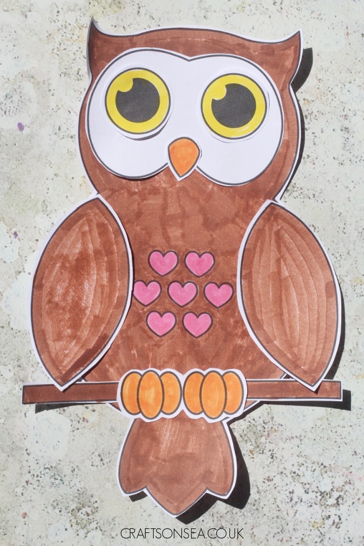cut and paste owl craft