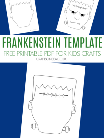 Frankenstein template printable PDF