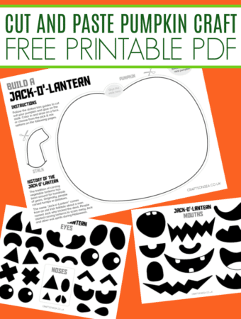 cut and paste pumpkin craft free printable