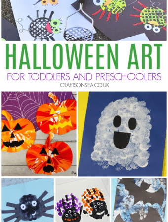halloween art for toddlers and preschoolers