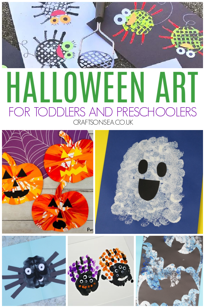 halloween art for toddlers and preschoolers