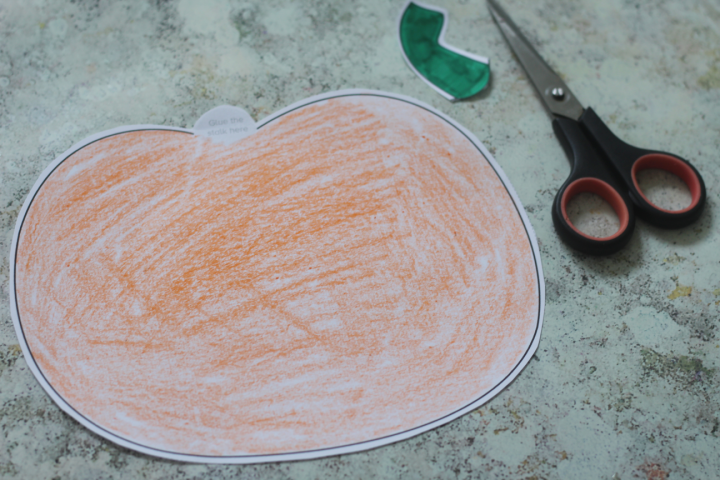 pumpkin craft scissor skills