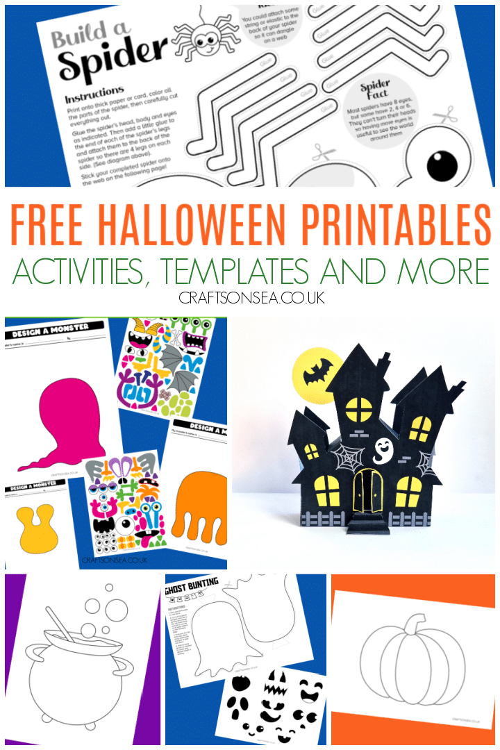 Halloween Paper Craft Templates