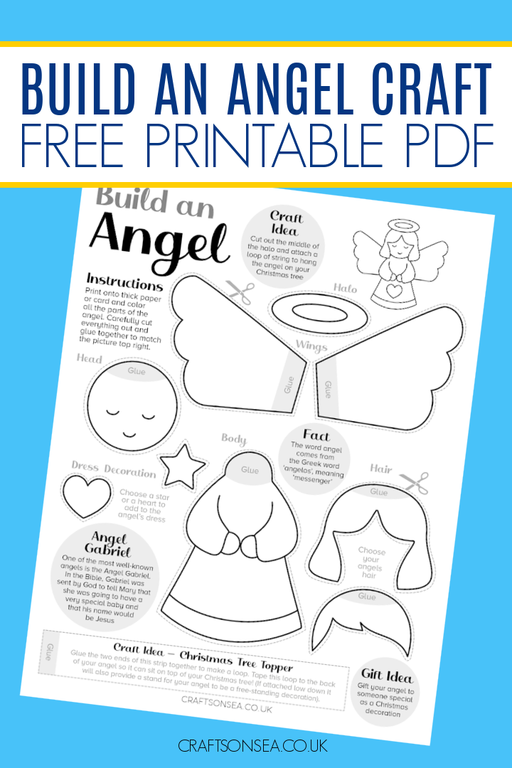 angel craft free printable