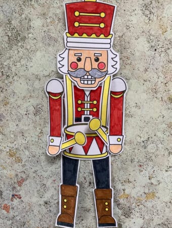 build a nutcracker craft template