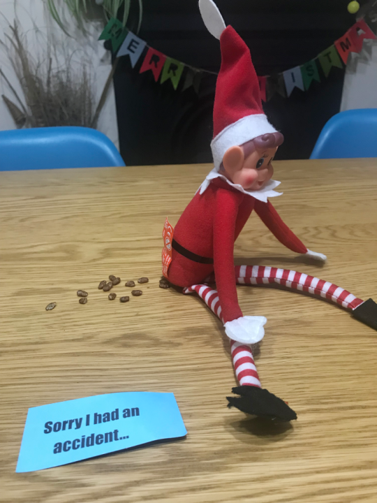 elf on the shelf coco poops