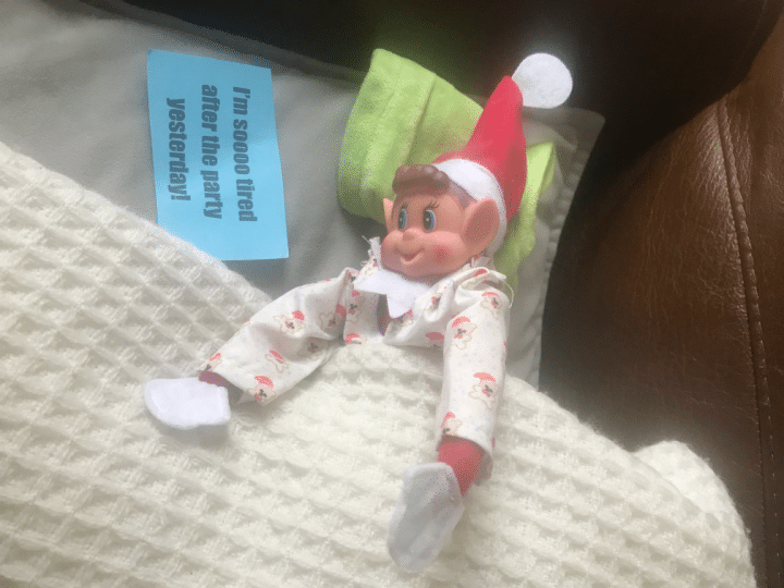 elf on the shelf rest day