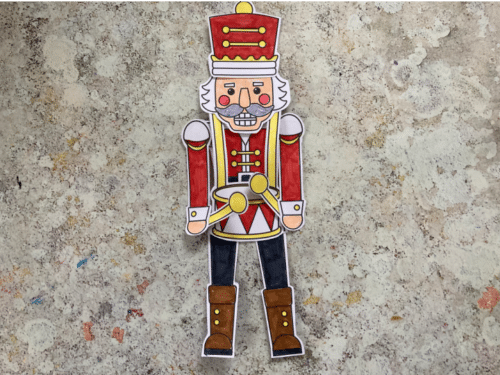 Build a Nutcracker Craft (FREE Printable Template) - Crafts on Sea