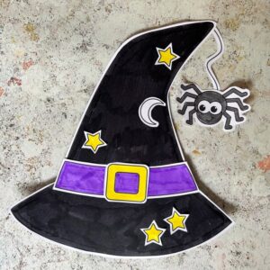 cut and paste witches hat craft for kids
