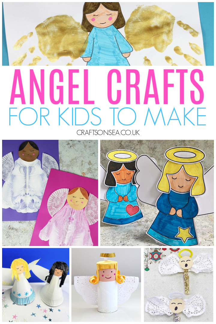 angel craft ideas for kids preschoolers