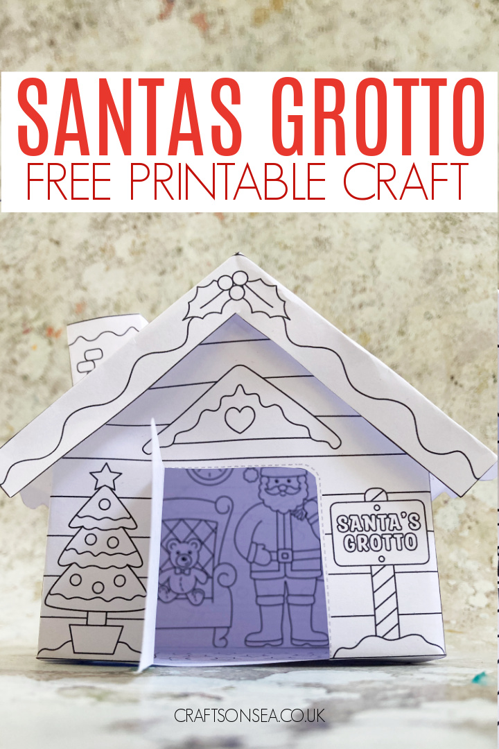 printable santas workshop craft free