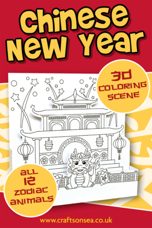 Printable Chinese New Year Craft (FREE) - Crafts on Sea