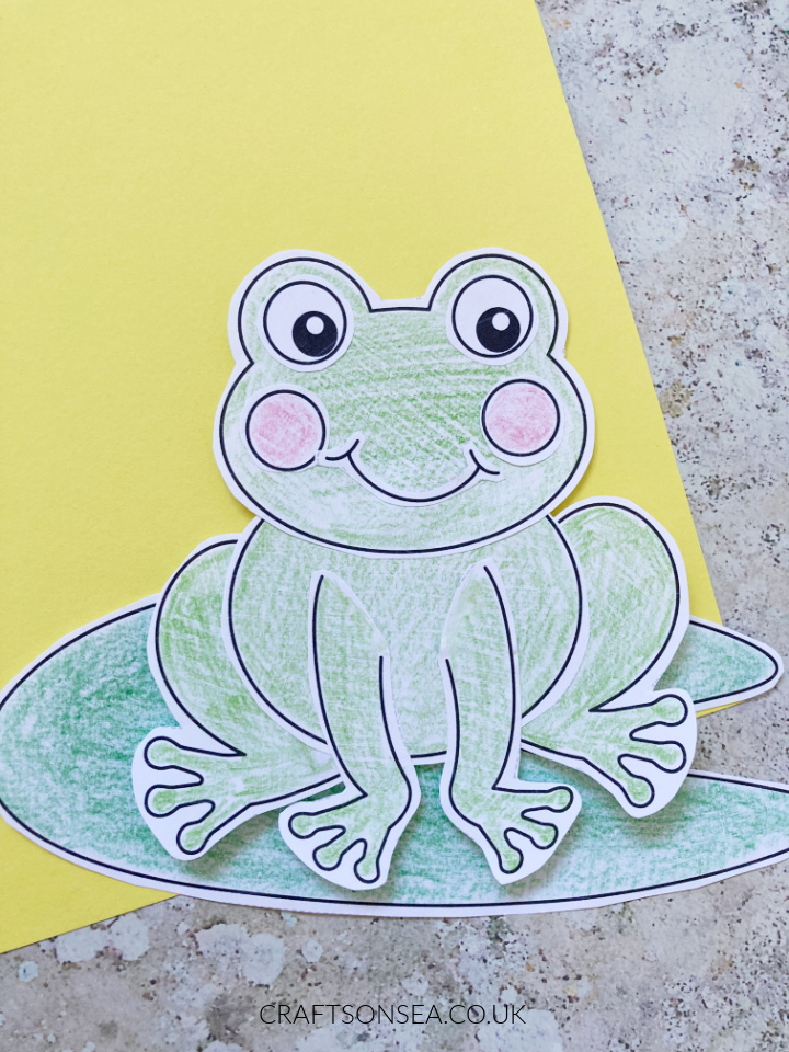 cut and paste frog craft