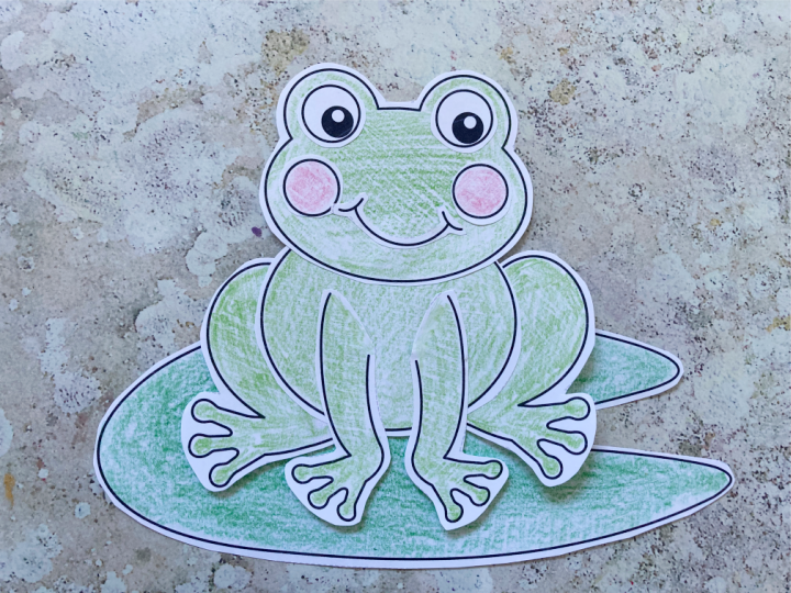 frog craft for kids
