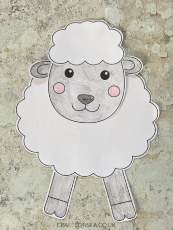 build a lamb craft free printable