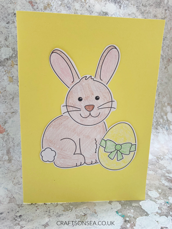 build an easter bunny craft free printable