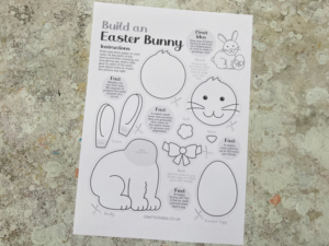 easter bunny printable craft
