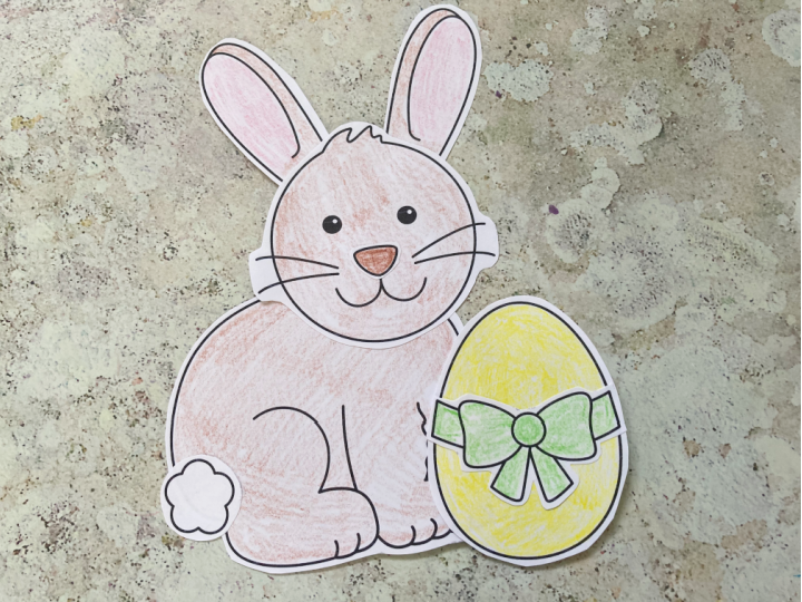 free printable easter bunny craft