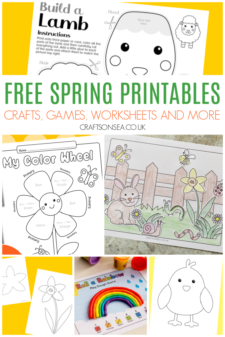 free spring printables for kids