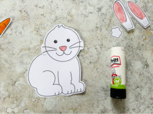 preschool build a bunny activity for kids