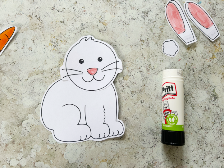 preschool build a bunny activity for kids