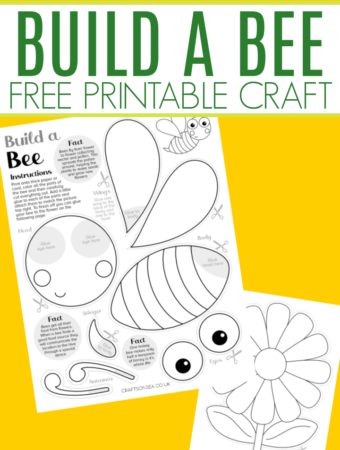 build a bee printable craft free