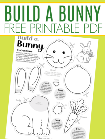 build a bunny craft free printable