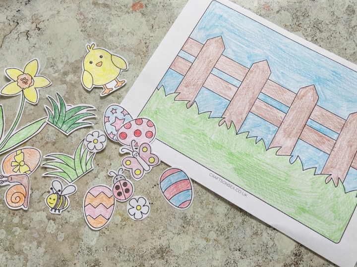 cut out easter craft
