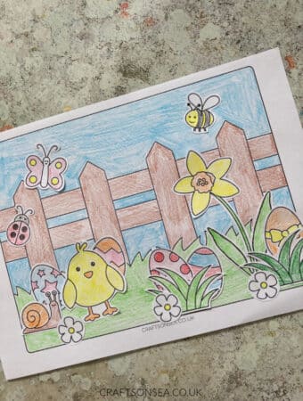 easter cut and paste craft free printable