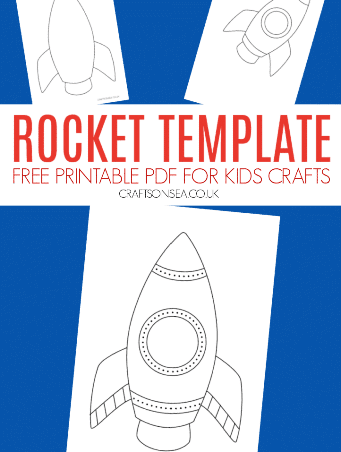 rocket template free printable
