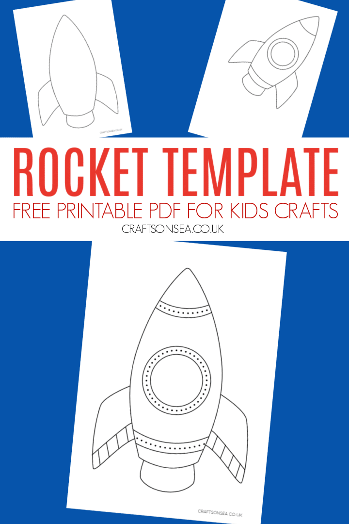 rocket template free printable