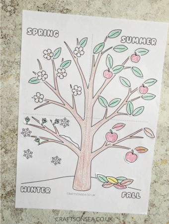 apple tree craft printable