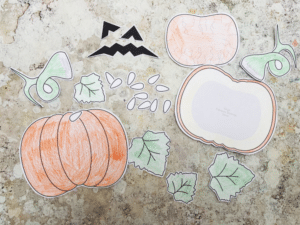 pumpkin craft cut out