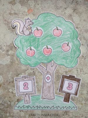 Apple Tree Craft Template (FREE Cut and Paste Printable) - Crafts on Sea