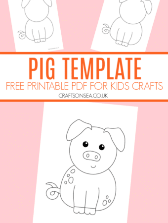 pig template free printable