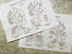 Four Seasons 3D Tree Craft (FREE Printable) - Crafts on Sea