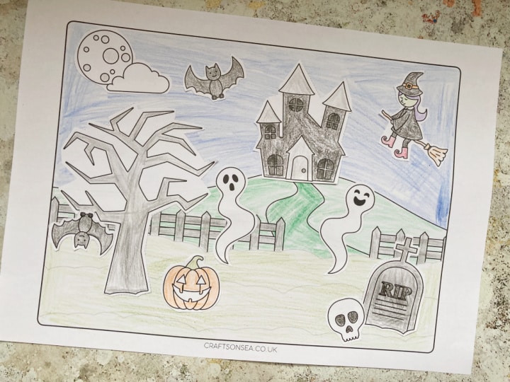 halloween craft for kids printable
