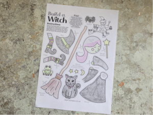 witch craft printable color in