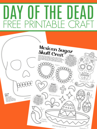 Day of The Dead Craft Printable
