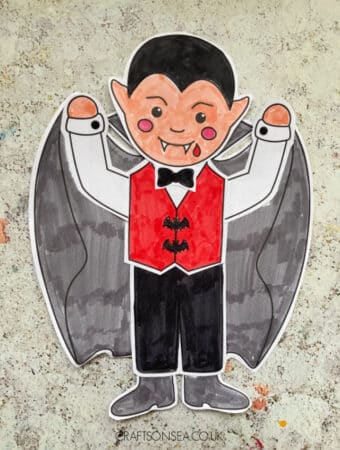 build a vampire craft printable